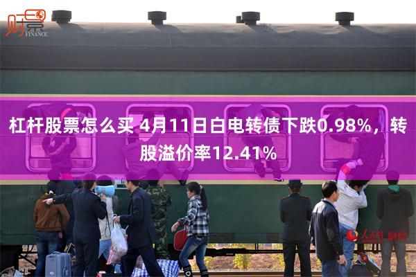 杠杆股票怎么买 4月11日白电转债下跌0.98%，转股溢价率12.41%